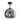 Virelune – Modern LED Glass Ceiling Lamp Black Gold